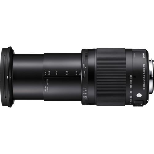 Sigma 18-300mm f/3.5-6.3 DC Macro OS HSM Contemporary Lens for