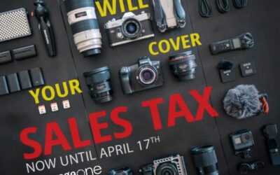 We’ll cover your sales tax at Image One Camera & Video!