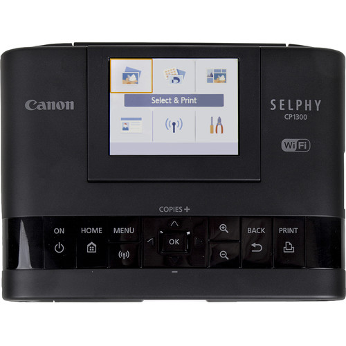Image One Camera and VideoCanon SELPHY CP1300 Compact Photo Printer (Black)