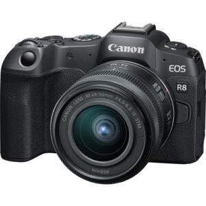 Canon EOS R8 Mirrorless Camera with RF 24-50mm f:4.5-6.3 IS STM Lens