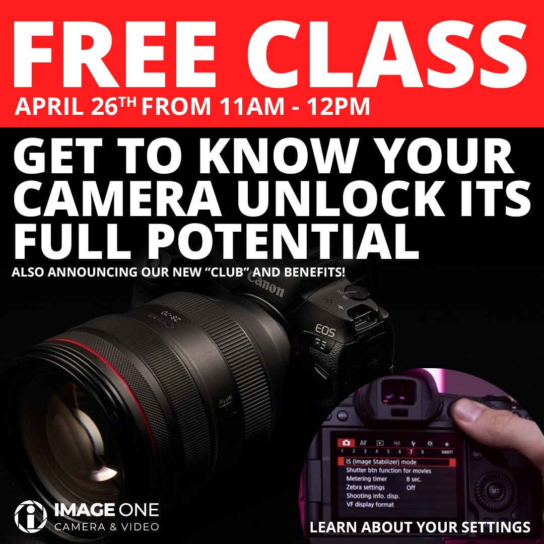 APRIL 26 TH - Get to Know Your Camera Unlock Its Full Potential